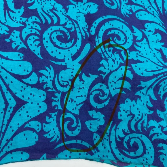 APOLLO Dress Womens S Midi Maxi Asymmetrical Hem Boho Colorful Hippie Lined READ - Picture 11 of 13